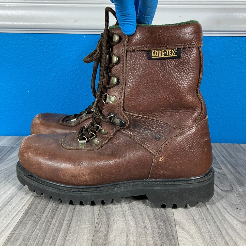 Wolverine Big Horn Men's 8" Waterproof Insulated Steel Safety Toe Work Boot Sz 9